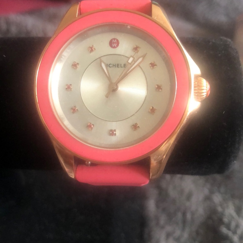 Authentic Pink Michele Watch